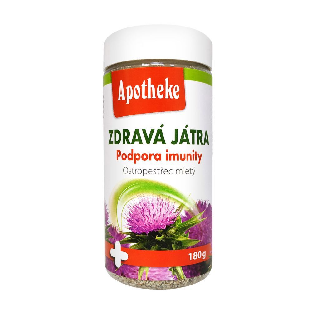 Apotheke Zdravá játra Ostropestřec mletý 180 g Apotheke