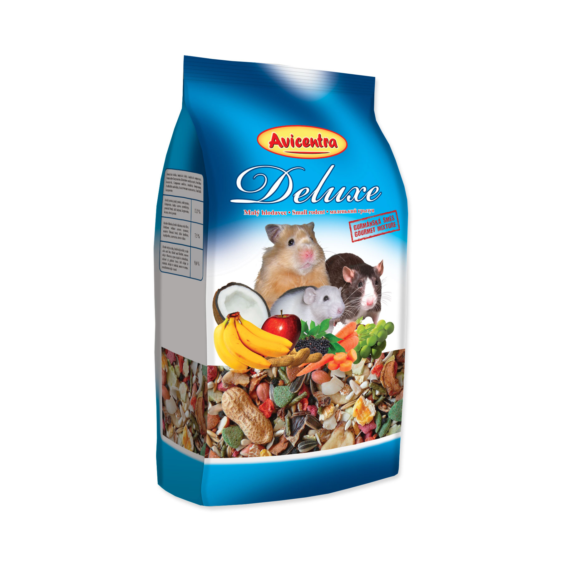 Avicentra Krmivo Deluxe malý hlodavec 1 kg Avicentra