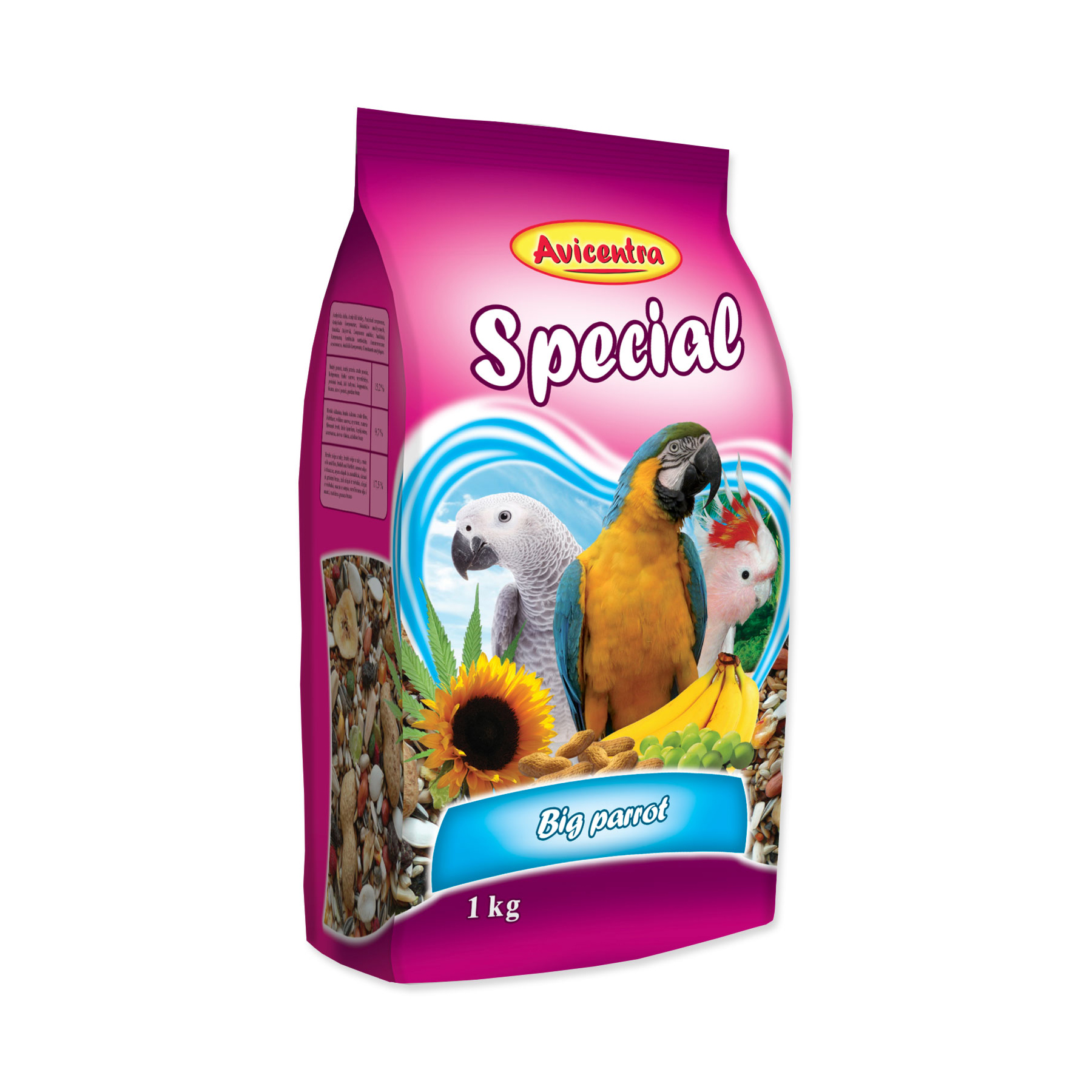 Avicentra Krmivo Special velký papoušek 1 kg Avicentra