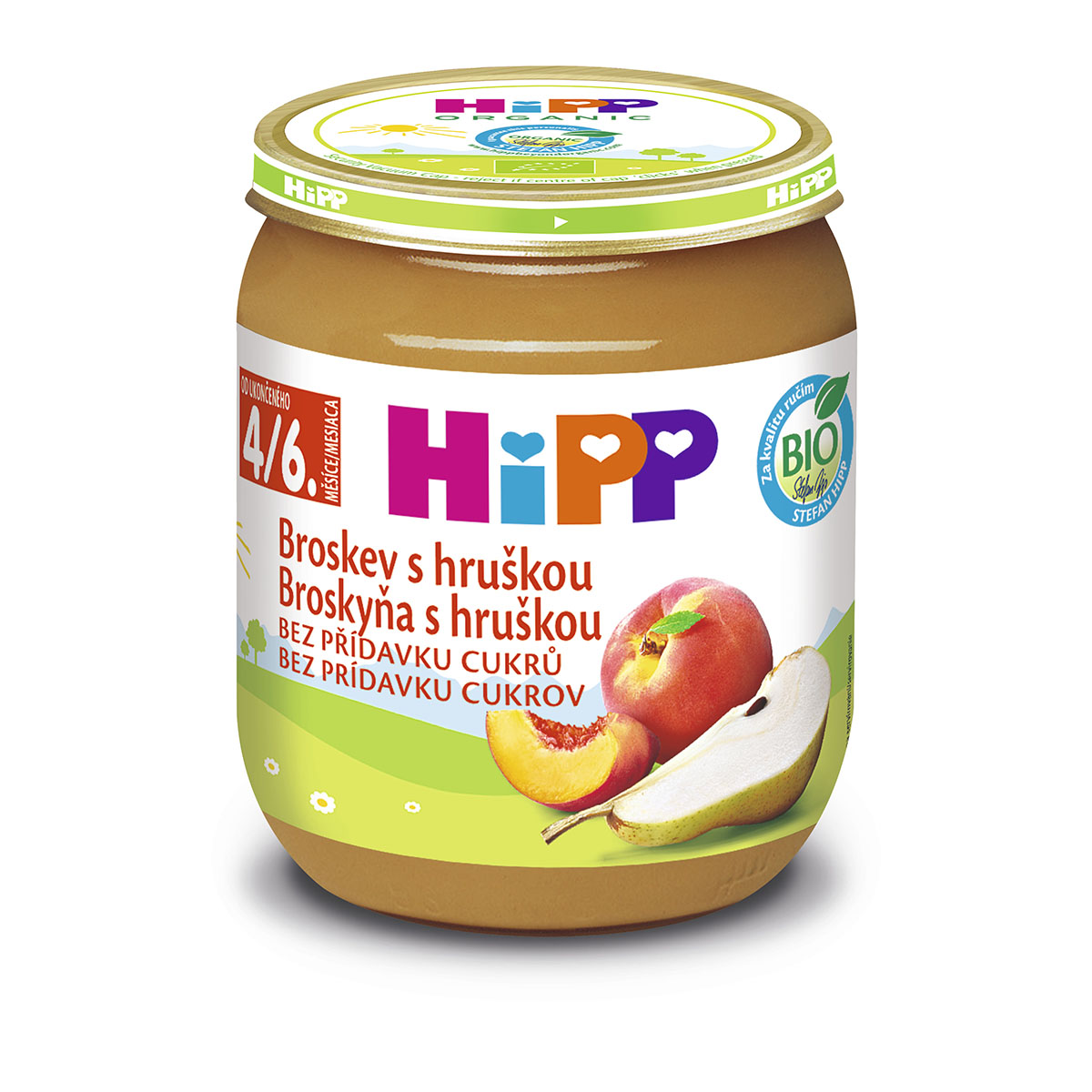 Hipp OVOCE BIO Broskev s hruškou 125 ml Hipp