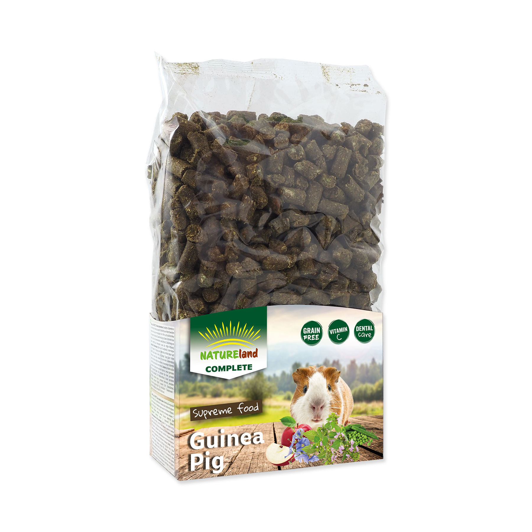 Nature Land Complete pro morčata pelety 900 g Nature Land