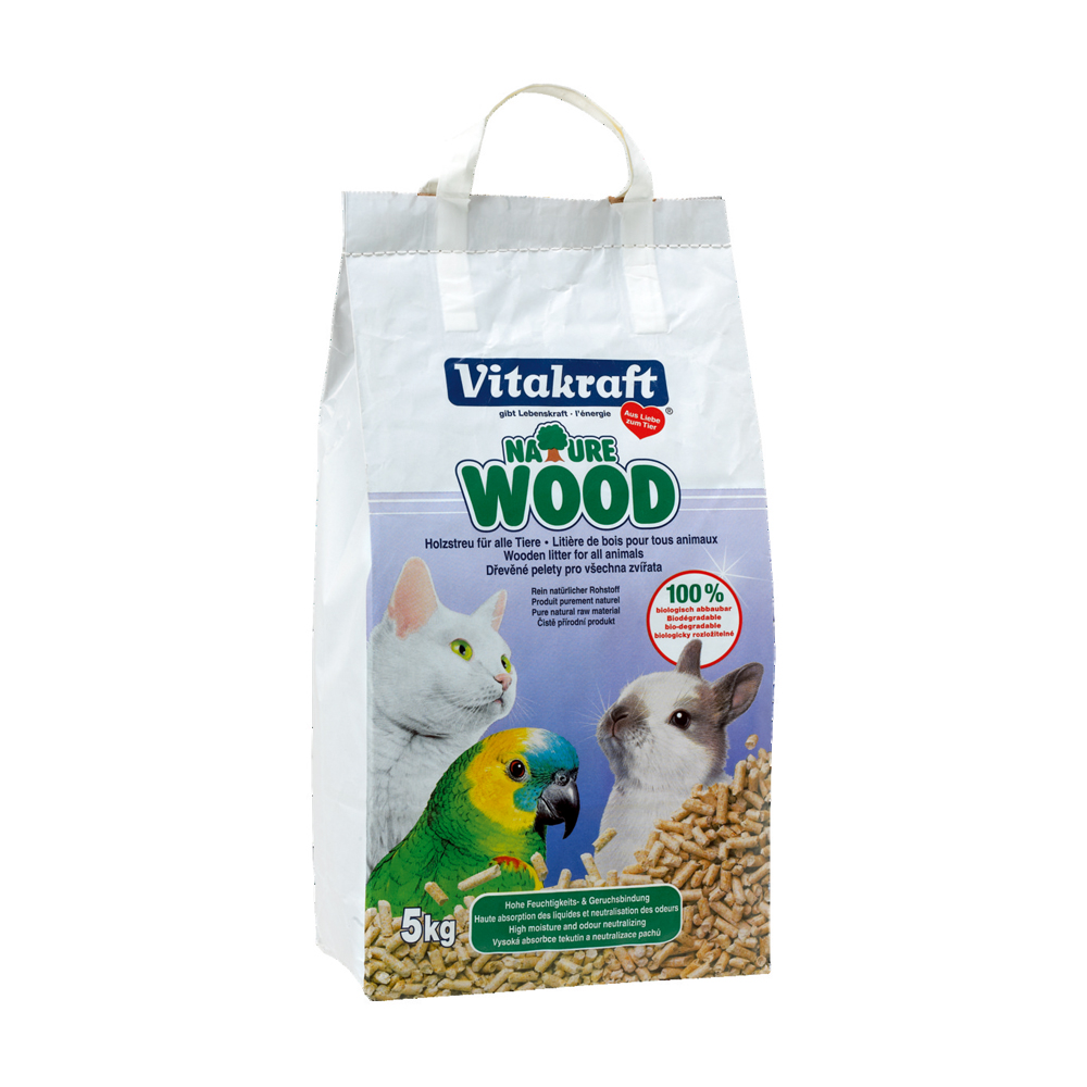 Vitakraft Nature Wood dřevěné peletky 5 kg Vitakraft