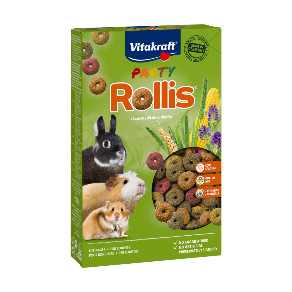 Vitakraft Party Rollis Funny Mix pro hlodavce 500 g Vitakraft