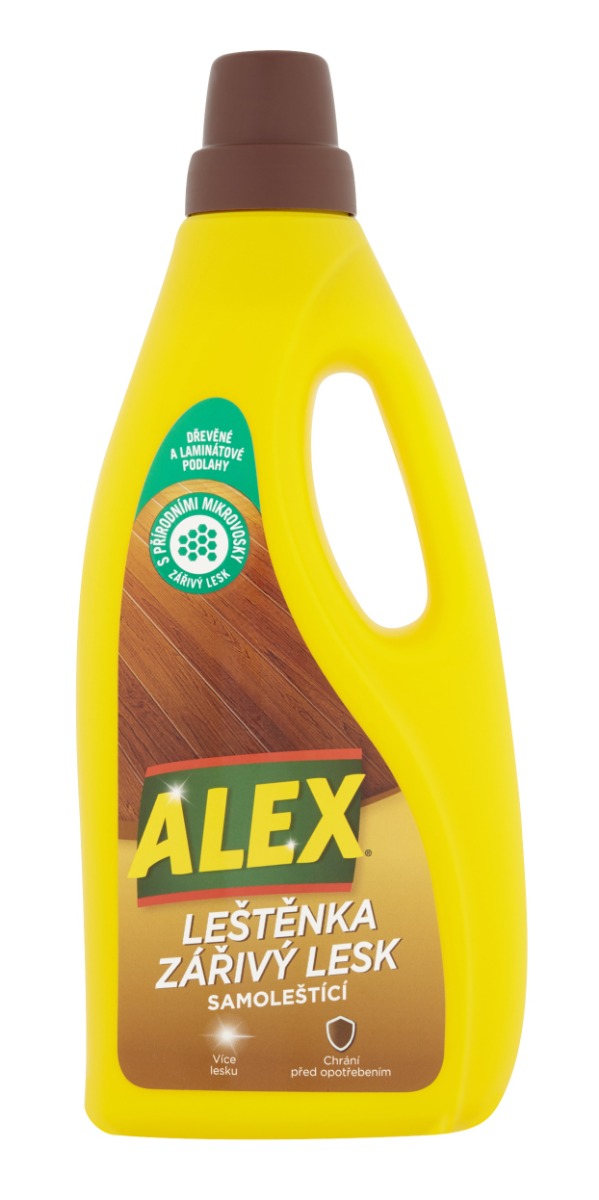 Alex Leštěnka Zářivý lesk na dřevo a laminát 750 ml Alex