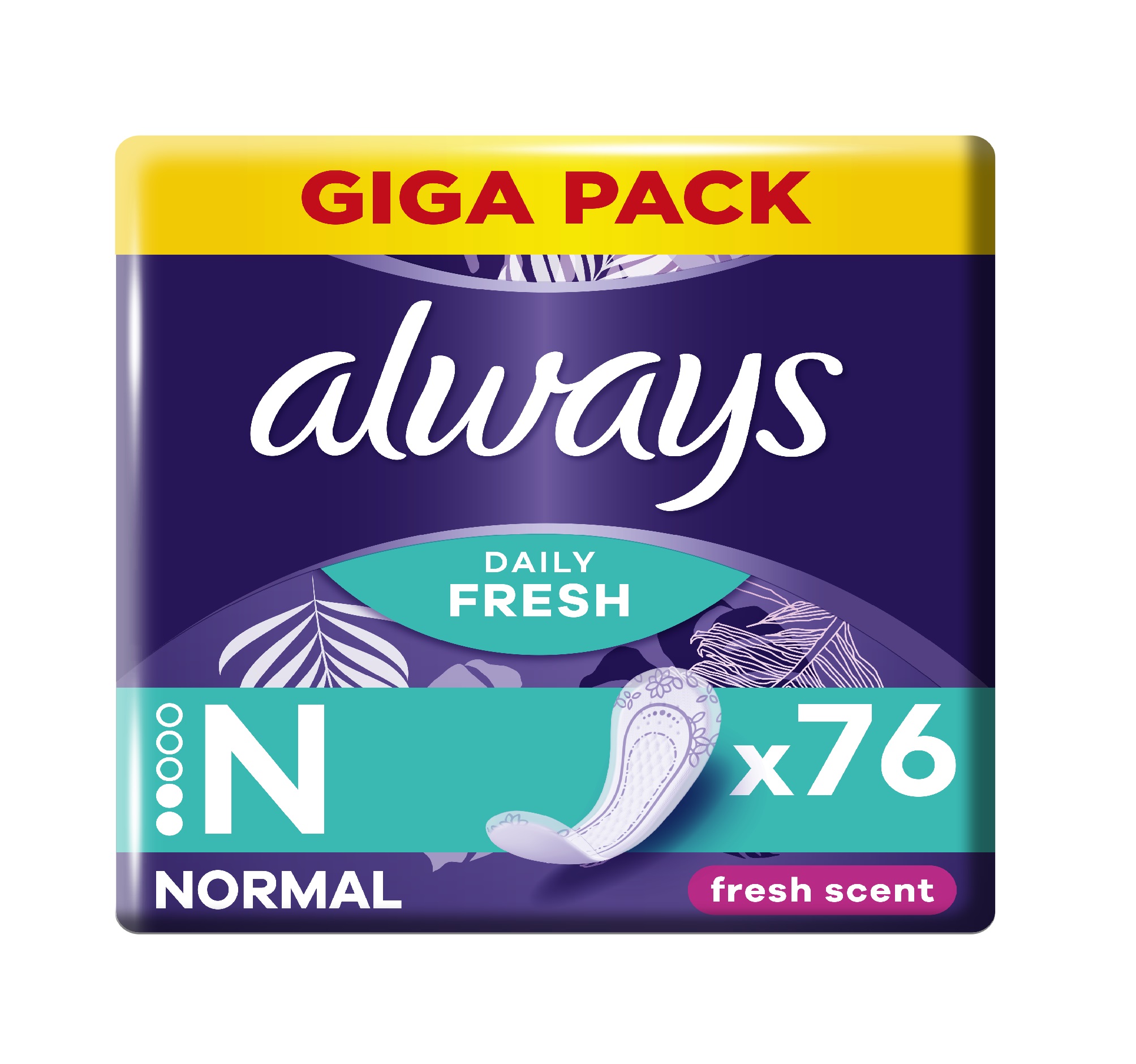 Always Daily Protect Normal Fresh Scent intimky 76 ks Always