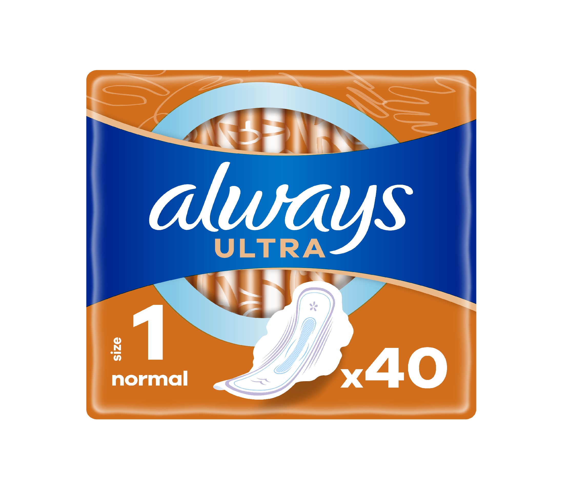 Always Ultra Normal Quatro hygienické vložky 40 ks Always