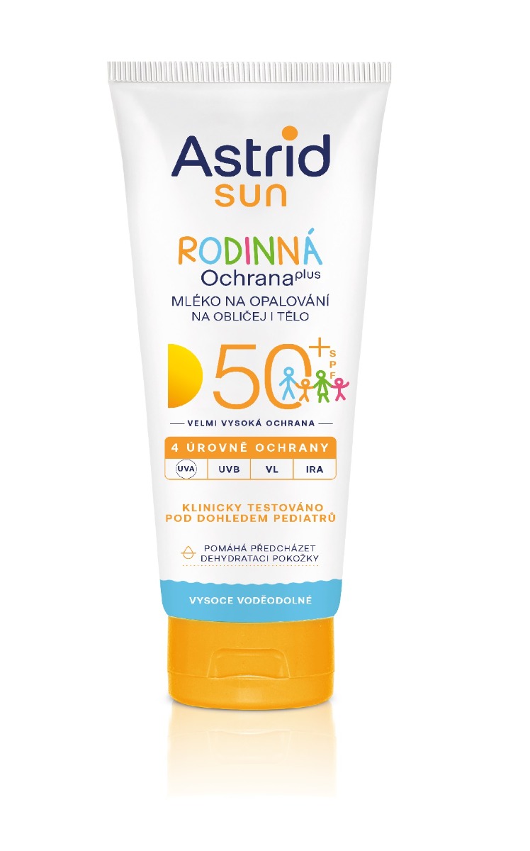 Astrid Sun Rodinné mléko na opalování SPF50+ 250 ml Astrid