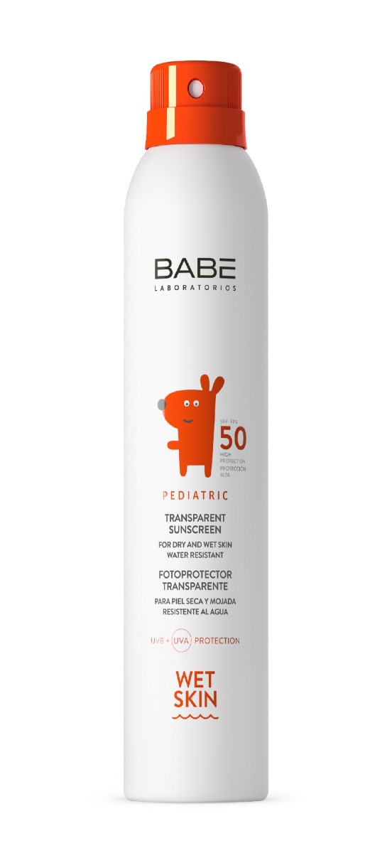 Babé Transparentní opalovací sprej Kids SPF50 200 ml Babé