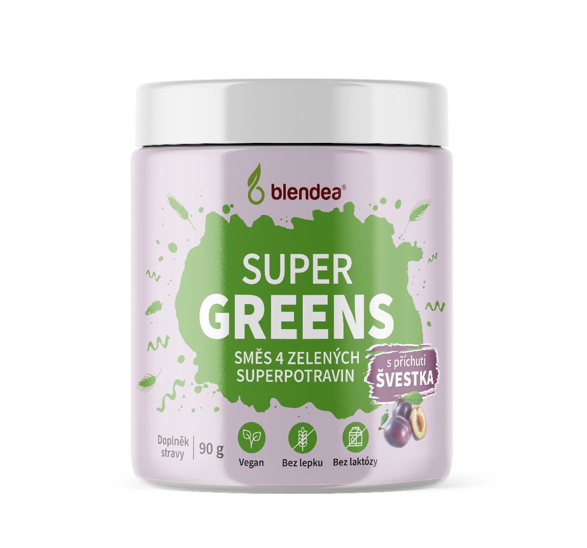 Blendea Super Greens švestka 90 g Blendea