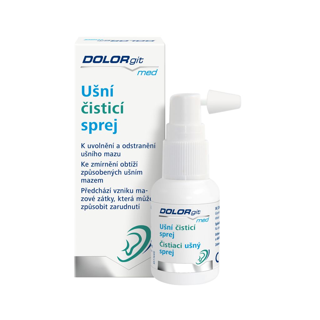 DOLORgit med ušní čisticí sprej 20 ml DOLORgit med