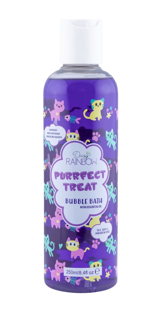 Daisy Rainbow Sprchový gel a pěna do koupele 2v1 Purrfect Treat 250 ml Daisy Rainbow