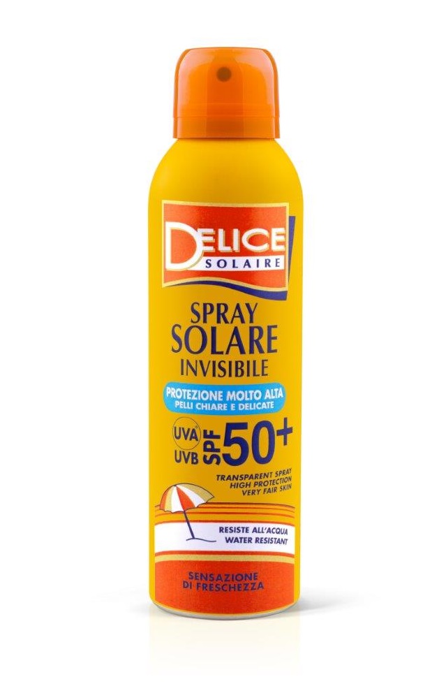 Delice Solaire Transparentní opalovací sprej SPF50+ 150 ml Delice Solaire