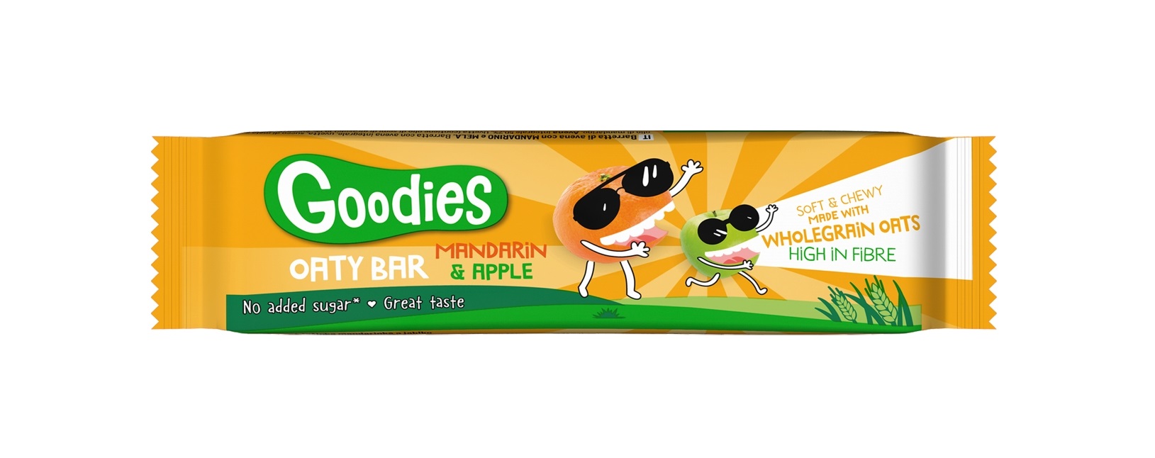 Goodies Ovesná tyčinka Mandarinka a Jablko 23 g Goodies