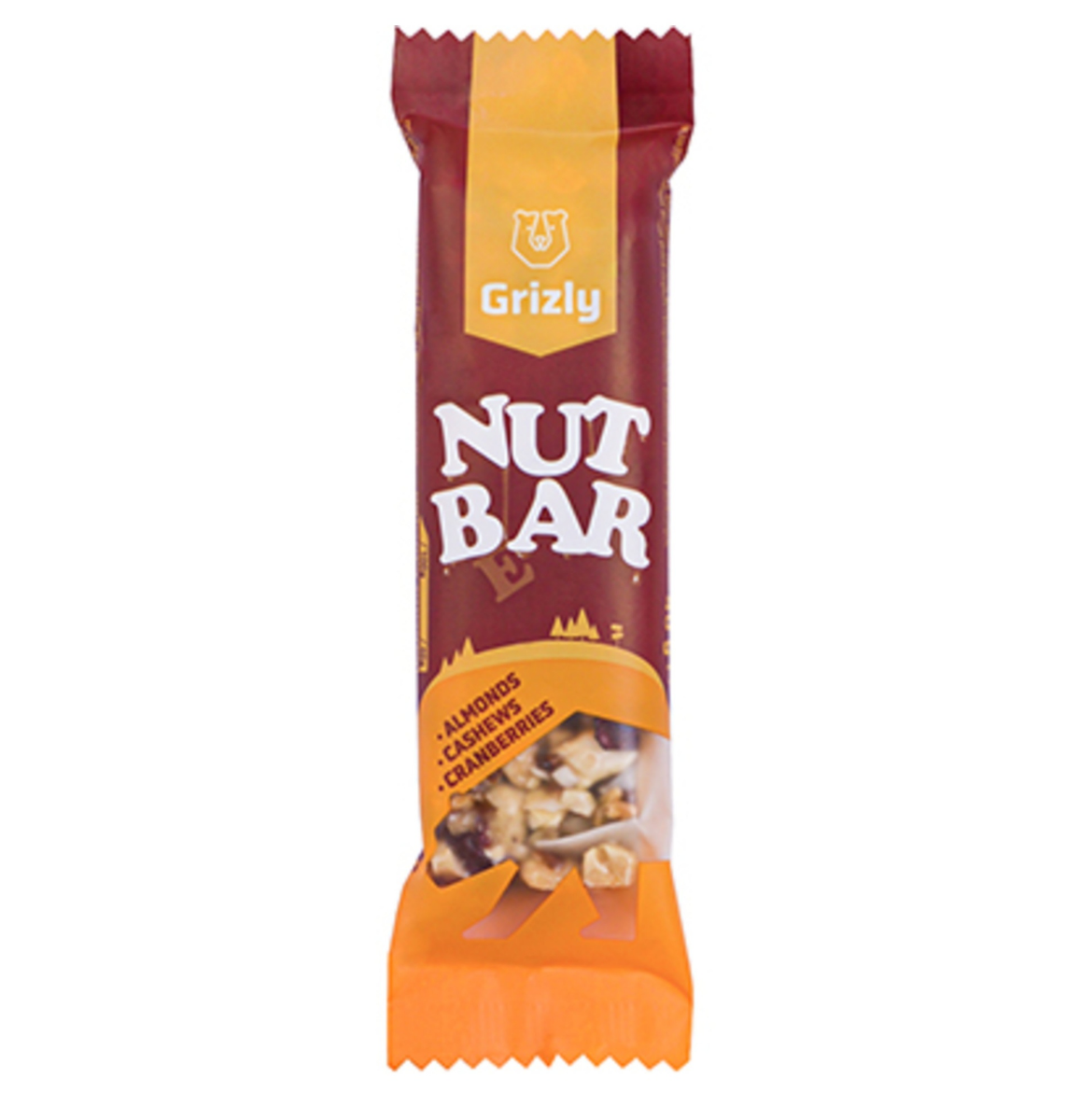 Grizly Nut bar fruit tyčinka 40 g Grizly