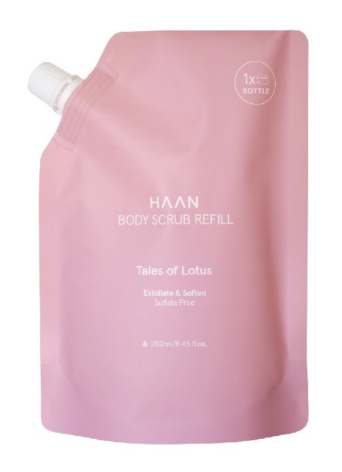 HAAN Tales of Lotus náhradní náplň do tělového peelingu 200 ml HAAN