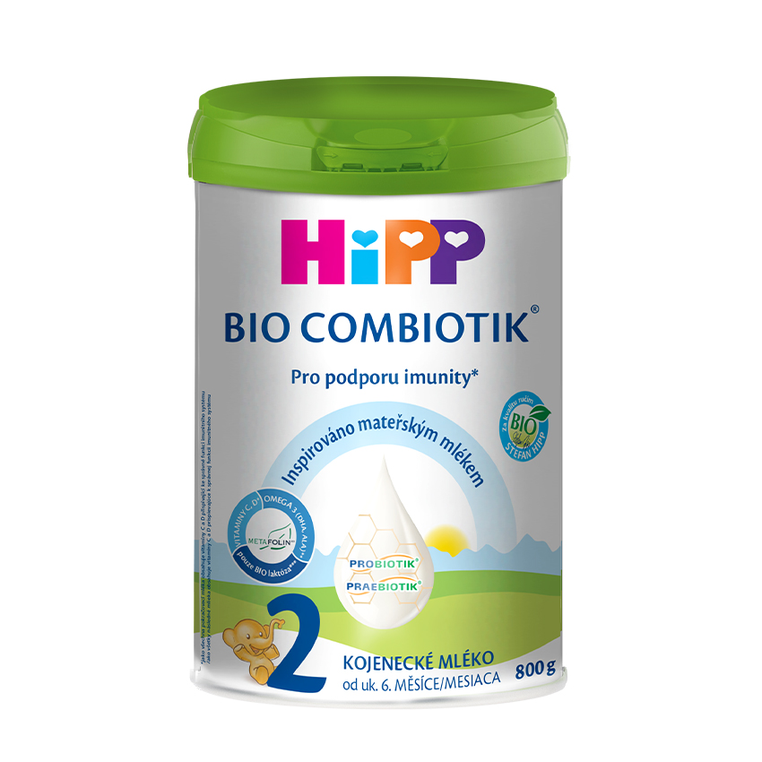 Hipp 2 Combiotik Pokračovací kojenecká výživa BIO 800 g Hipp