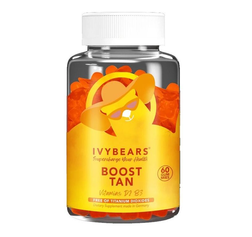 IvyBears Boost Tan vitamíny na opalování 60 ks IvyBears