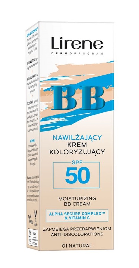 Lirene BB krém SPF50 01 Natural 30 ml Lirene