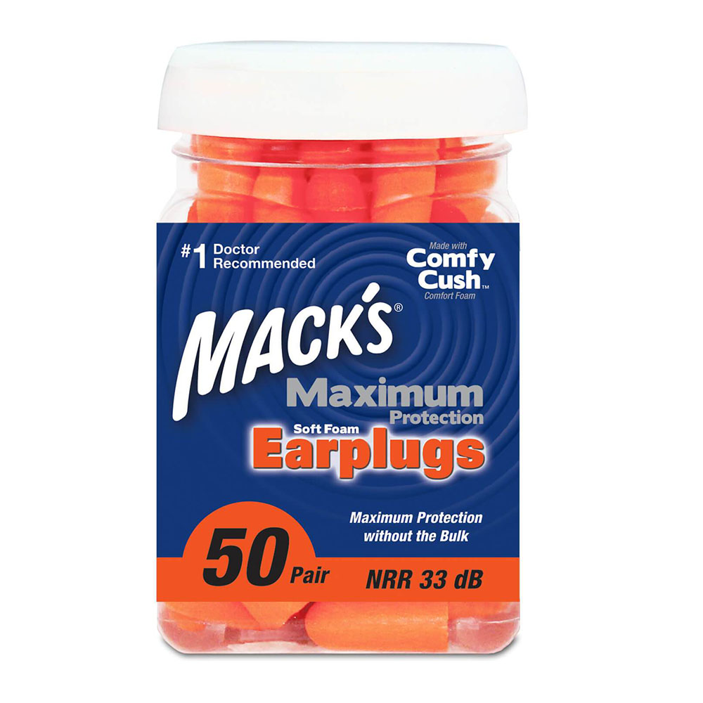 MACKS Maximum Protection špunty do uší 50 párů MACKS