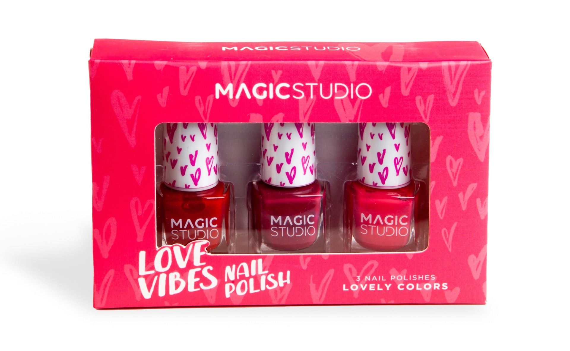 Magic Studio Love Vibes sada laků na nehty 3x6 ml Magic Studio