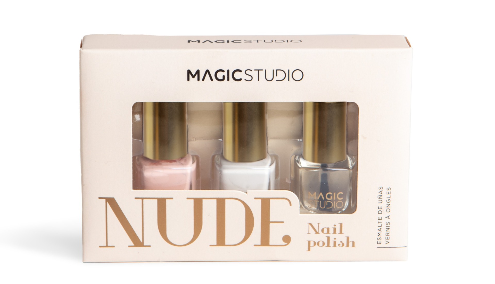 Magic Studio Nude sada laků na nehty 3x6 ml Magic Studio