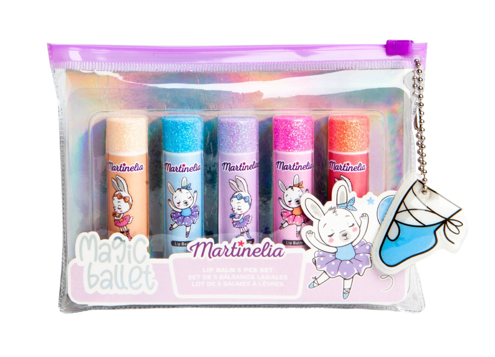 Martinelia Magic Ballet balzámy na rty 5 ks Martinelia