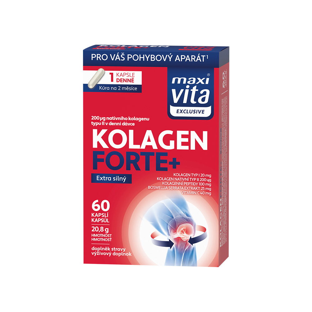 Maxivita Exclusive Kolagen Forte+ 60 kapslí Maxivita