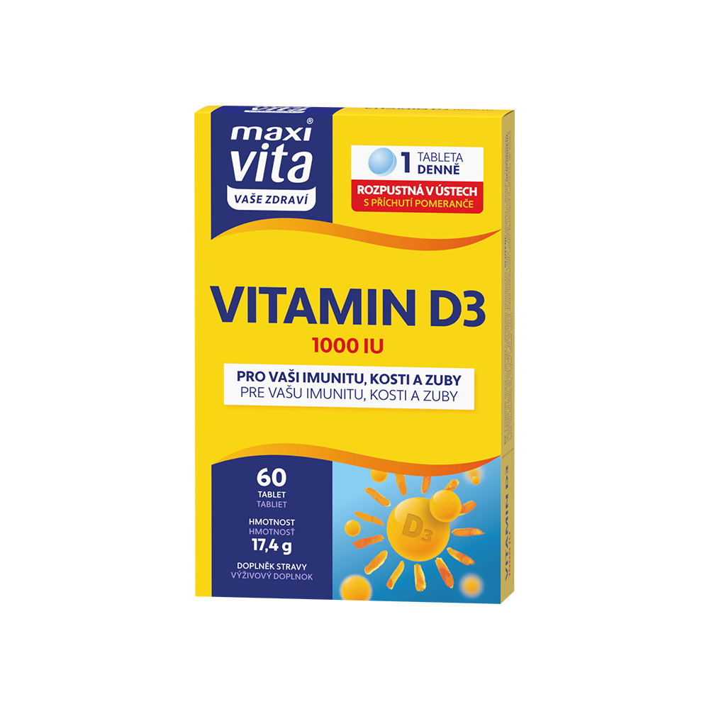 Maxivita Vitamin D3 60 tablet Maxivita