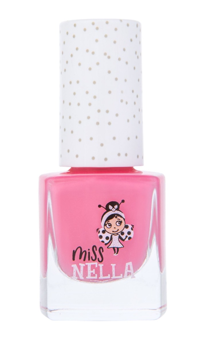 Miss Nella Dětský lak na nehty Tickle Me Pink 4 ml Miss Nella