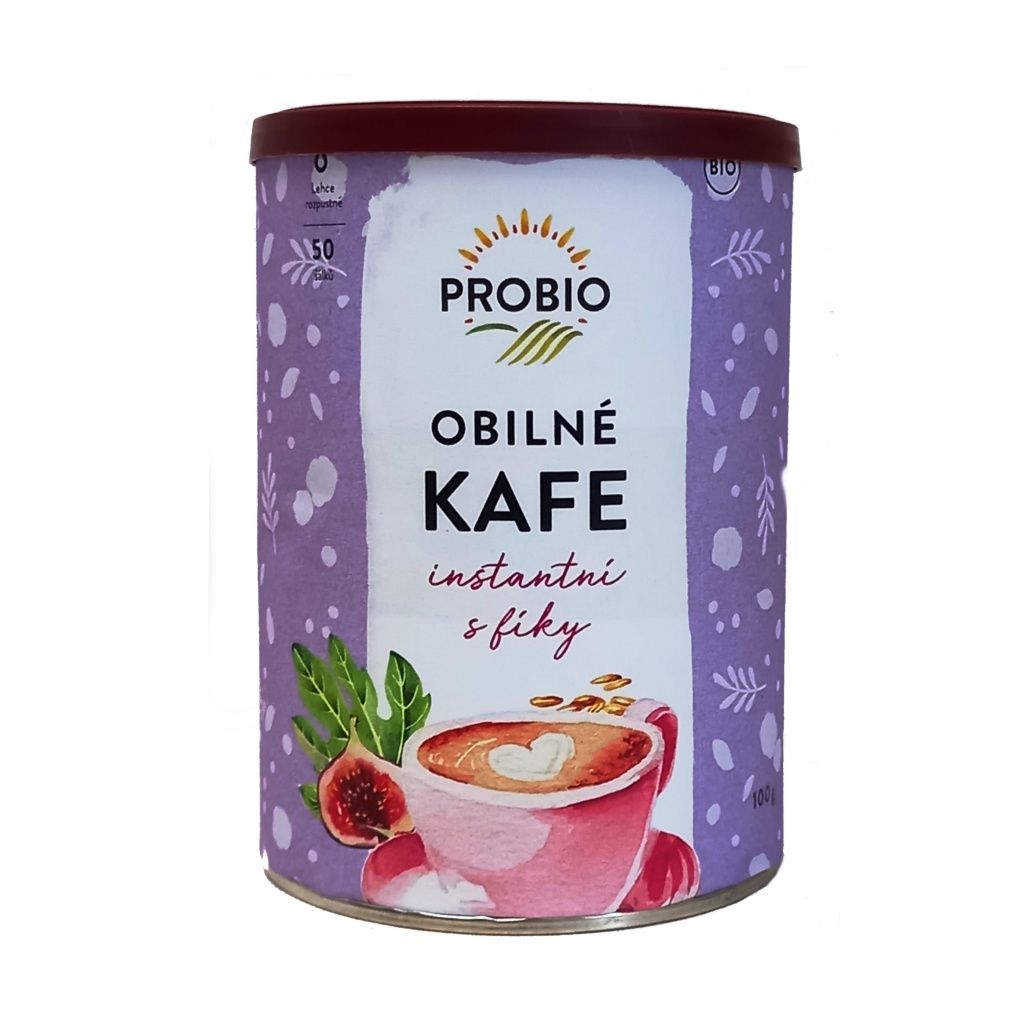 PROBIO Kafe obilné s fíky instantní BIO 100 g PROBIO