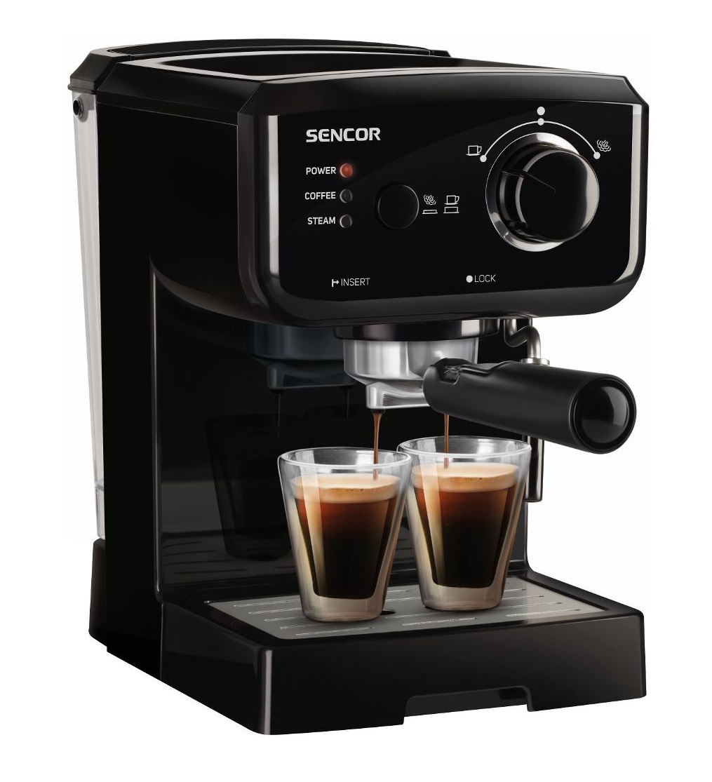 SENCOR SES 1710BK Espresso pákový kávovar SENCOR