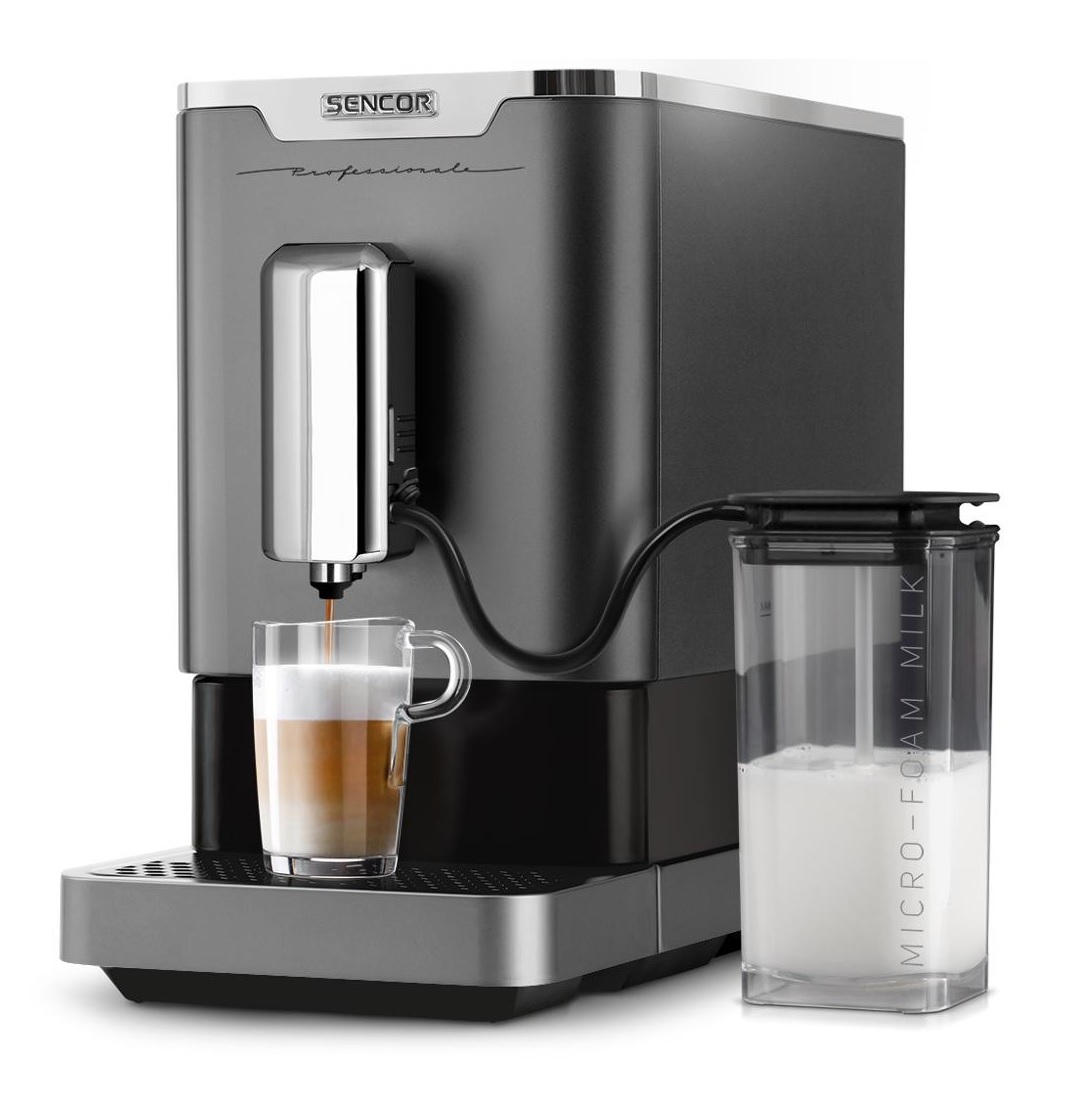 SENCOR SES 9200CH Espresso automatický kávovar černý/stříbrný SENCOR