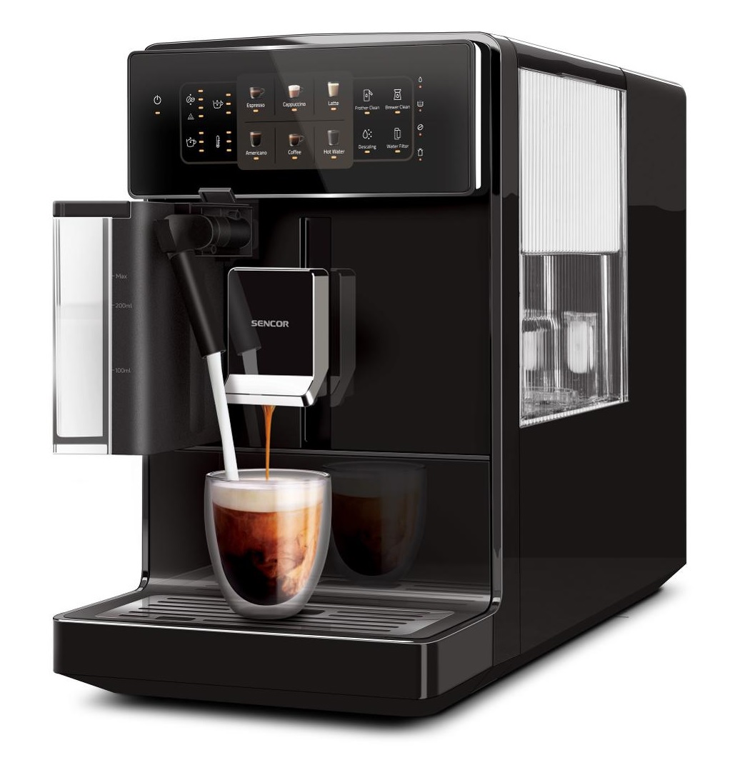 SENCOR SES 9300BK Espresso automatický kávovar černý SENCOR