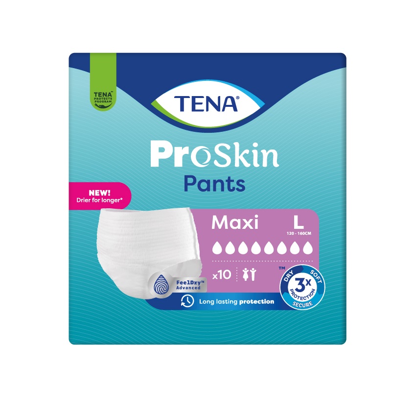 Tena Pants ProSkin Maxi L inkontinenční kalhotky 10 ks Tena