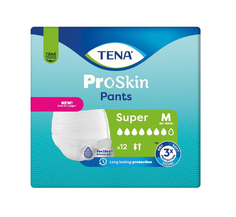 Tena Pants ProSkin Super M inkontinenční kalhotky 12 ks Tena