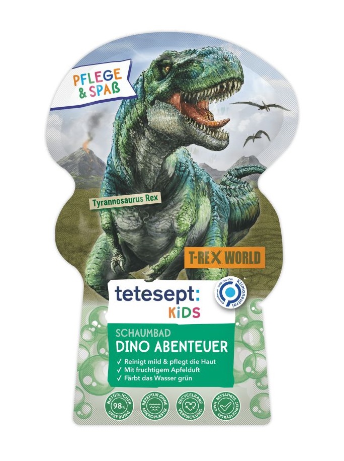 Tetesept Dinosaurus pěna do koupele 40 ml Tetesept