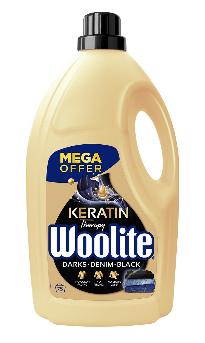 Woolite Keratin Tekutý prací prostředek na černé a tmavé prádlo 4