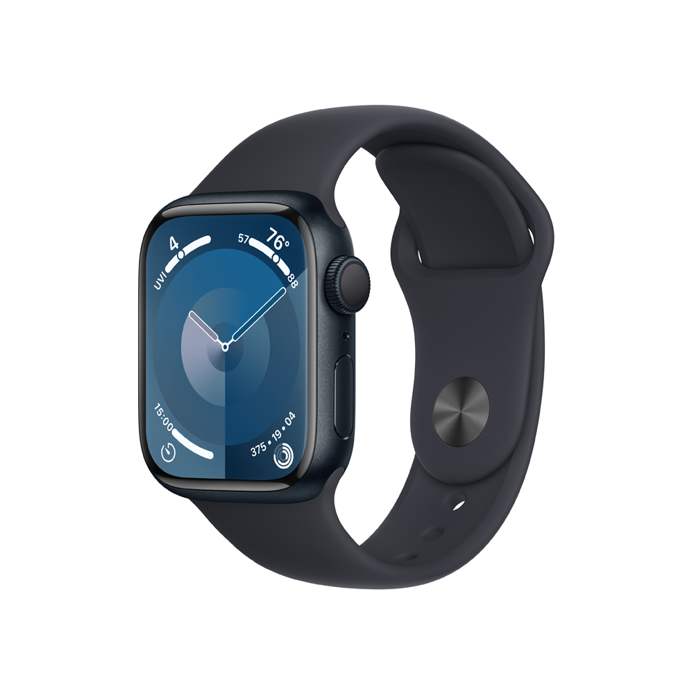 Apple Watch S9 41 mm sport band M/L smart hodinky Midnight Apple