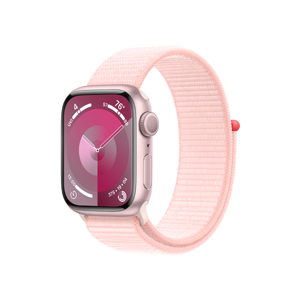 Apple Watch S9 41 mm sport loop smart hodinky Pink Apple