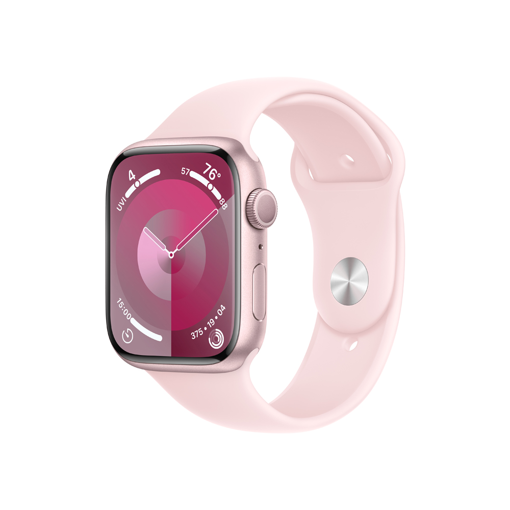 Apple Watch S9 45 mm sport band S/M smart hodinky Pink Apple