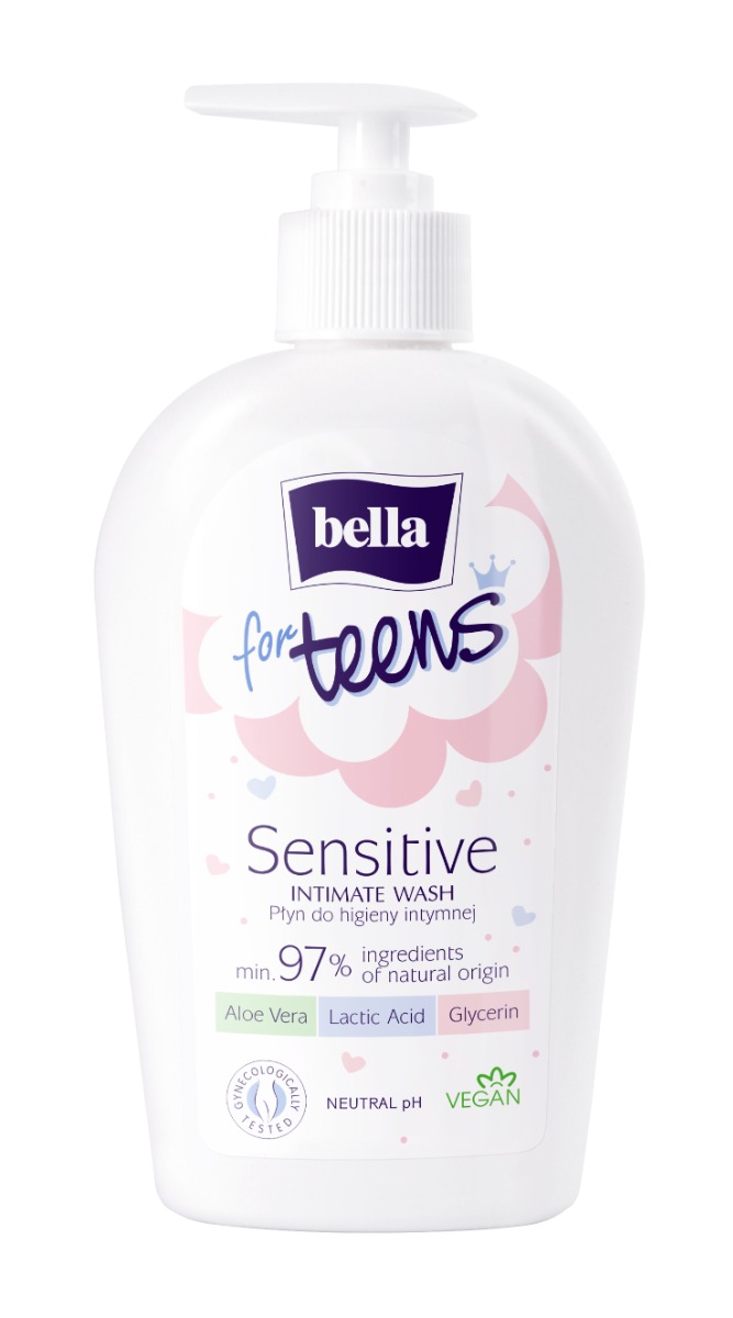 Bella For Teens Sensitive Gel na intimní hygienu 300 ml Bella