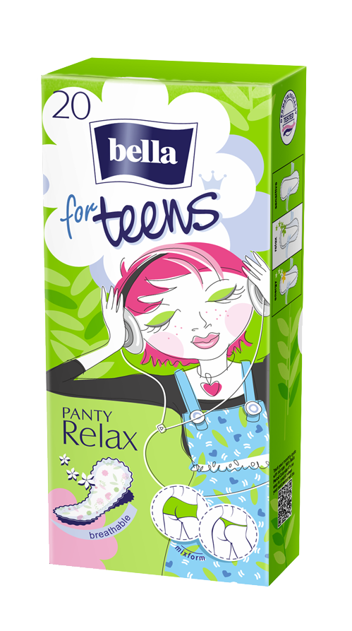 Bella Slip Relax hygienické vložky 20 ks Bella