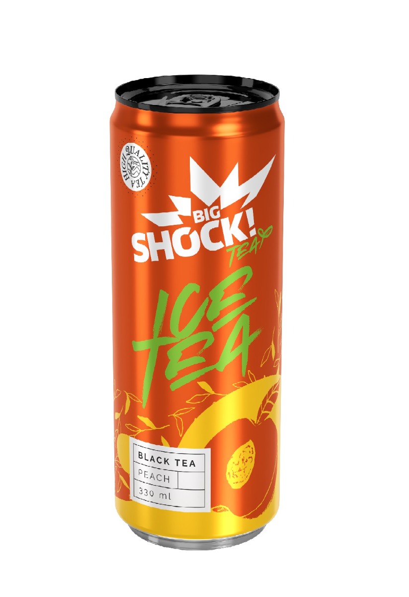 Big Shock! Ice Tea Black Peach 330 ml Big Shock!