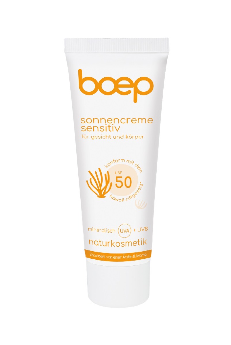 Boep Opalovací krém Sensitive SPF50 50 ml Boep