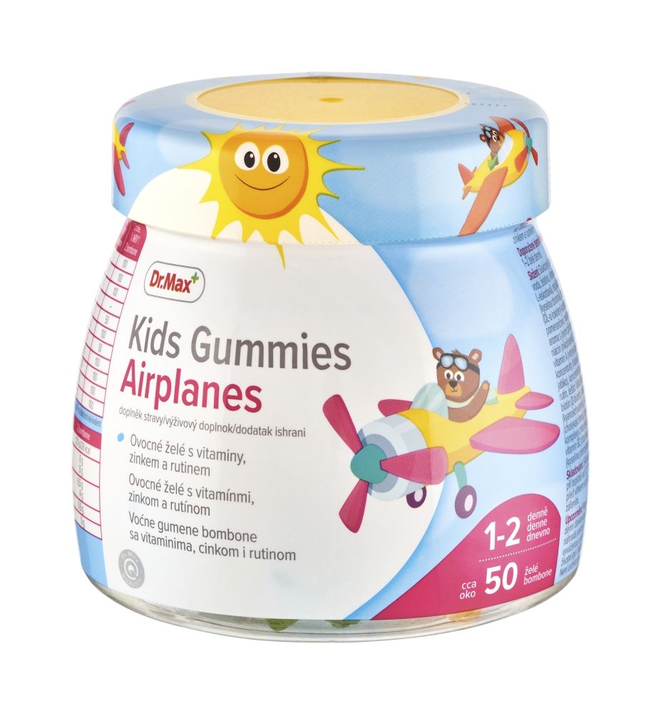 Dr. Max Kids Gummies Airplanes 225 g 50 ks Dr. Max