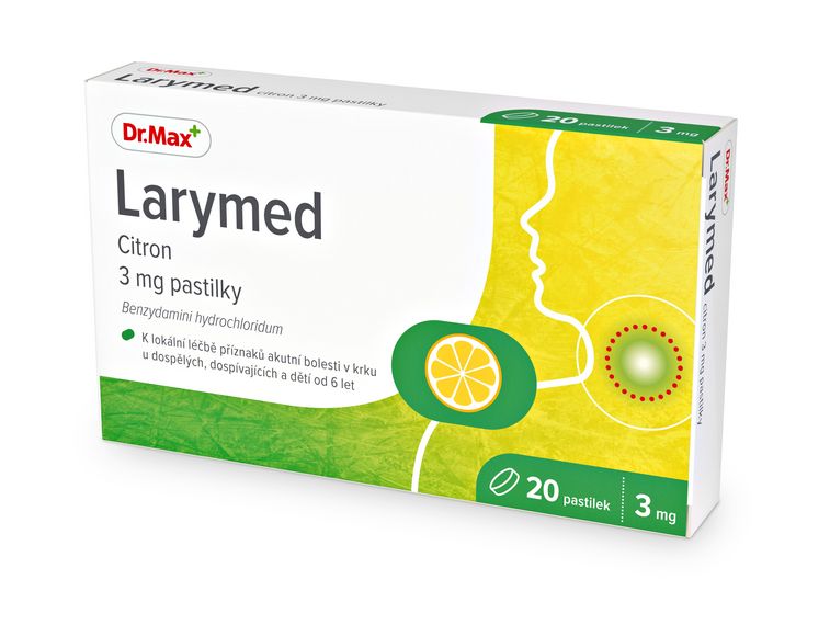 Dr. Max Larymed Citron 3 mg 20 pastilek Dr. Max