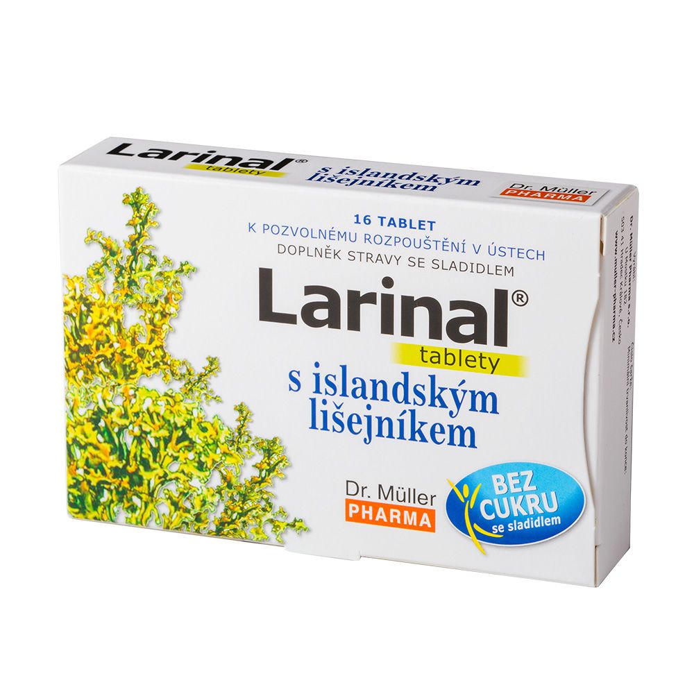 Dr. Müller Larinal® s islandským lišejníkem 16 tablet Dr. Müller