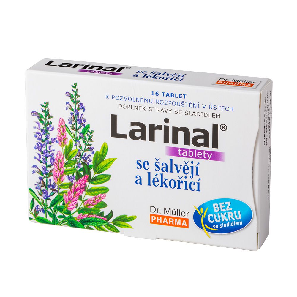 Dr. Müller Larinal® se šalvějí a lékořicí 16 tablet Dr. Müller