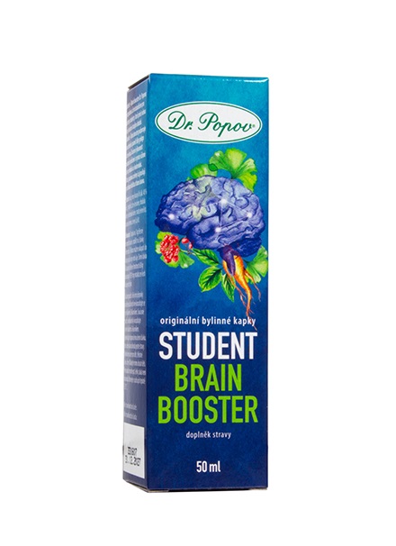 Dr. Popov Student Brain booster bylinné kapky 50 ml Dr. Popov