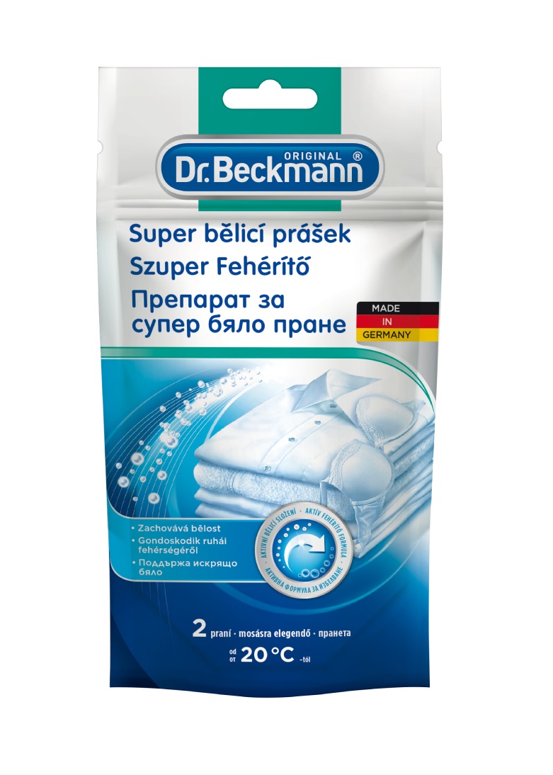 Dr.Beckmann Super bělicí prací prášek 2 dávky 80 g Dr.Beckmann